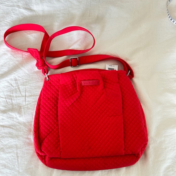 Vera Bradley Hadley Crossbody Bag in Canyon Sunset | Quilted Red NWT $98 MSRP - Picture 1 of 7